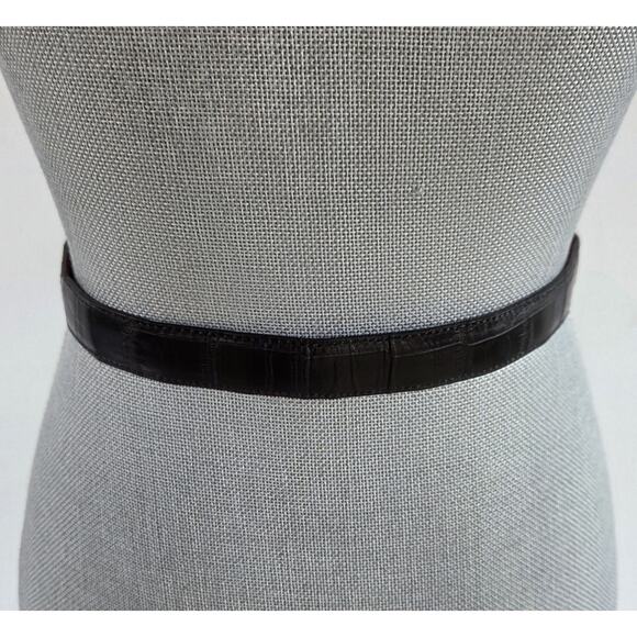 Brighton Red Black Reversible Leather Belt XL 36 Silver Buckle Classic Chic main image 9